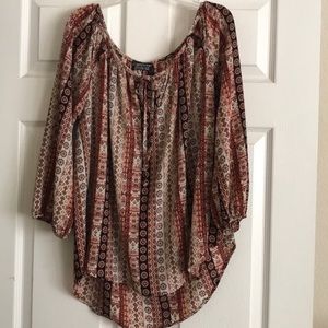 Papermoon STITCH FIX Sz Large Tribal Print Top
